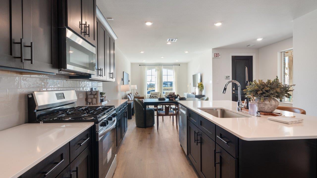 Spacious dining area