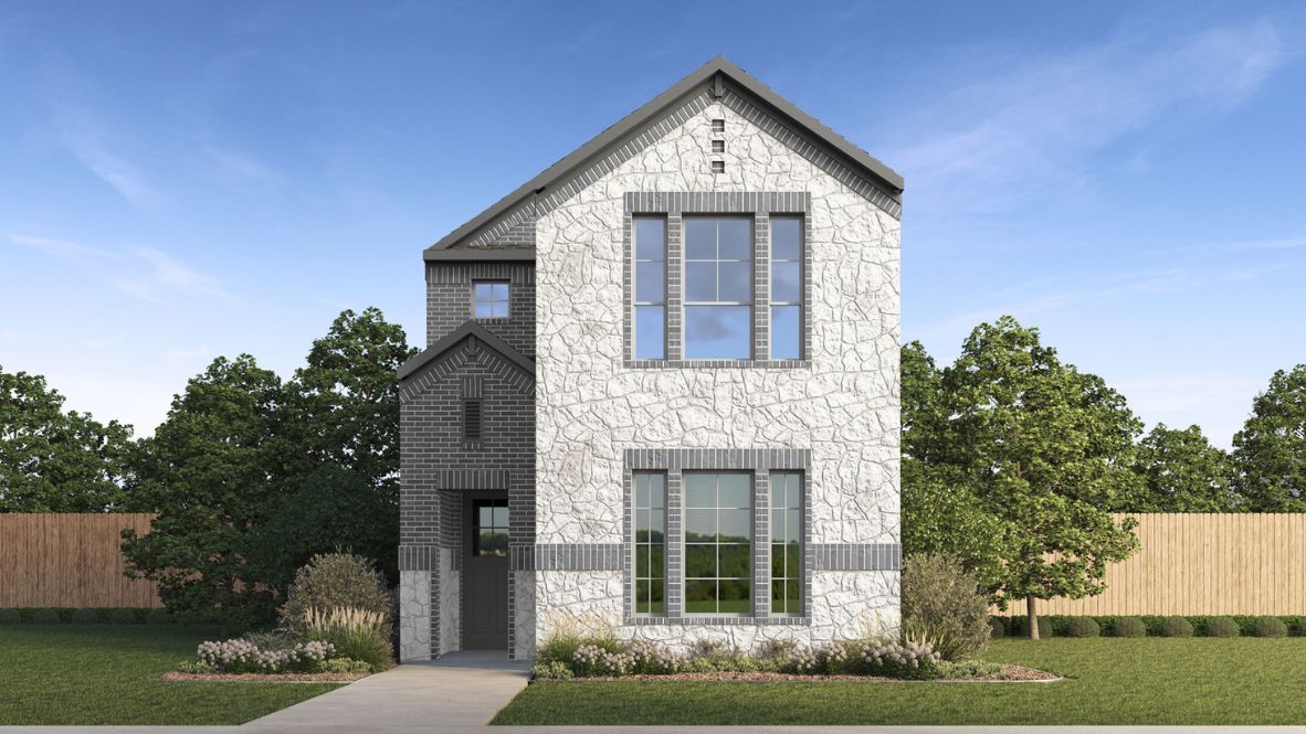 FULL HOUSE フルハウス Floor Plan in Watercolor | Euless, TX | D.R. Horton