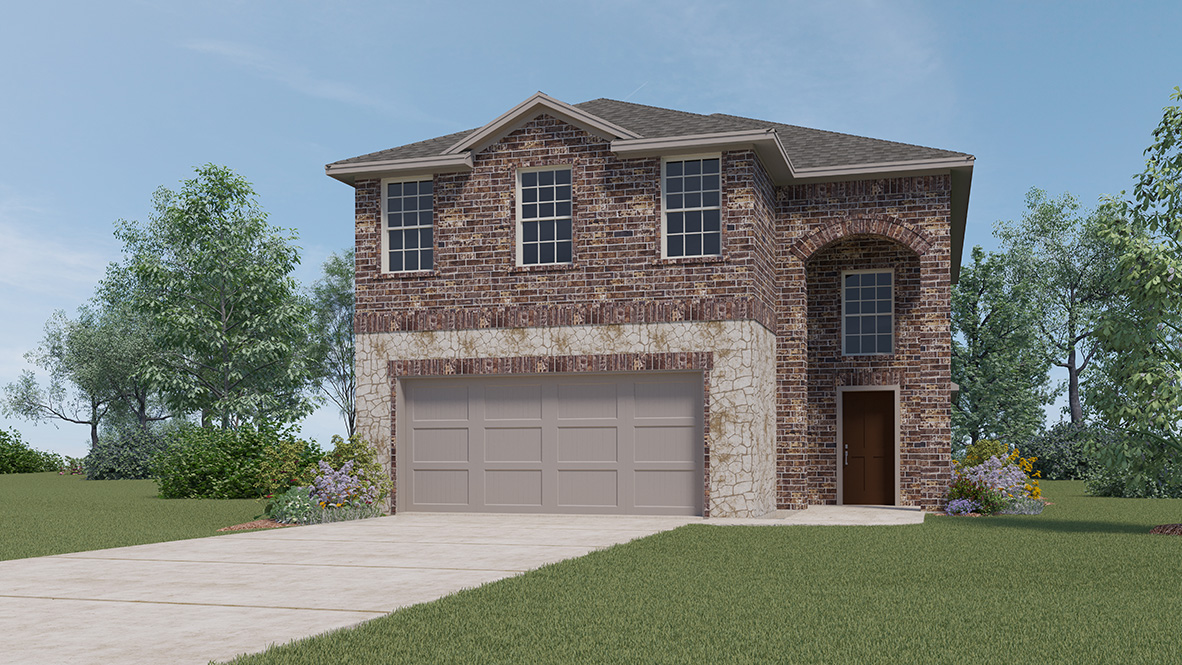 Floor Plan in Spiritas Ranch LITTLE ELM, TX D.R. Horton