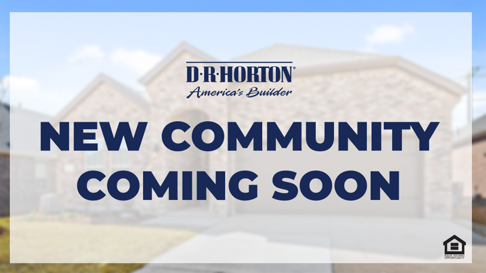 New Community Coming Soon