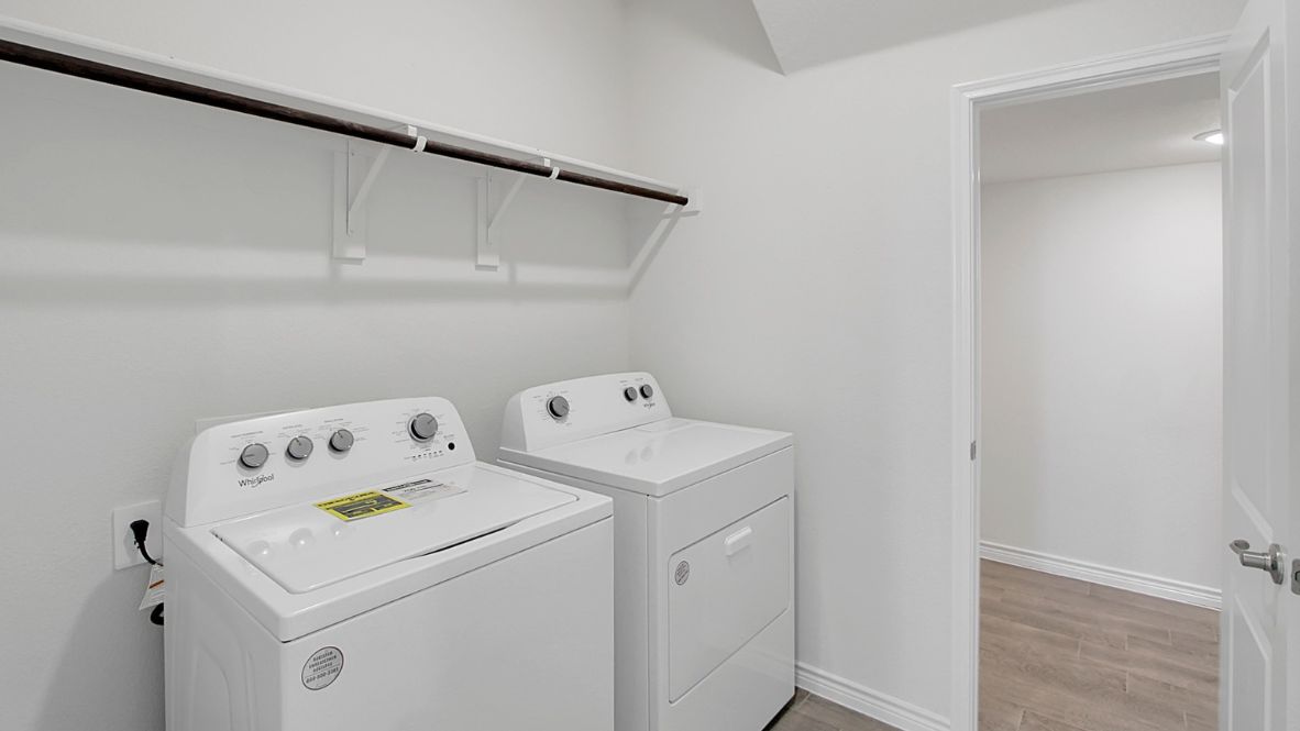 white utility room
