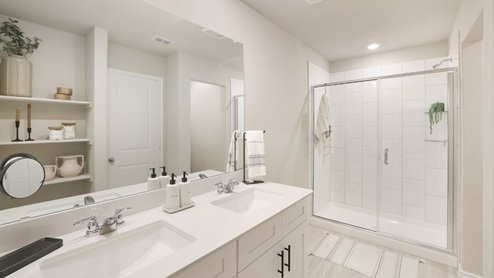 Welcome to Richland Crossing, vibrant new home community in North Richland Hills, Texas, designed for first-time buyers, downsizers, and those seeking a low-maintenance lifestyle without compromising on style, convenience, or connection. With six thoughtfully designed floor plans, these two-story homes range from 1,471+ sq. ft. and offer 3-4 bedrooms, 2.5 baths, and 2-car garages. Featuring open-concept layouts, large windows for natural light, and rear-entry garages, each home is built for comfort and modern living. Plus, smart home technology comes standard, giving you seamless control over lighting, temperature, and security. Located in the highly rated Birdville ISD, Richland Crossing boasts a low 2.2% tax rate and convenient access to State HWY 121 & 820, placing you just 15 minutes from DFW Airport. Whether you’re exploring local parks, dining at trendy restaurants, or commuting across the metroplex, this community offers the perfect balance of suburban charm and city convenience. Find a nest better than the rest at Richland Crossing. Our model home is coming soon, but we’re pre-selling now at Baker Landing’s model home, 7051 Cypress Point Drive.