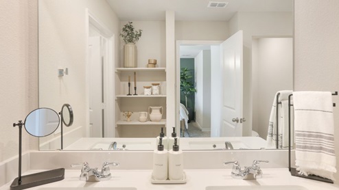 Welcome to Richland Crossing, vibrant new home community in North Richland Hills, Texas, designed for first-time buyers, downsizers, and those seeking a low-maintenance lifestyle without compromising on style, convenience, or connection. With six thoughtfully designed floor plans, these two-story homes range from 1,471+ sq. ft. and offer 3-4 bedrooms, 2.5 baths, and 2-car garages. Featuring open-concept layouts, large windows for natural light, and rear-entry garages, each home is built for comfort and modern living. Plus, smart home technology comes standard, giving you seamless control over lighting, temperature, and security. Located in the highly rated Birdville ISD, Richland Crossing boasts a low 2.2% tax rate and convenient access to State HWY 121 & 820, placing you just 15 minutes from DFW Airport. Whether you’re exploring local parks, dining at trendy restaurants, or commuting across the metroplex, this community offers the perfect balance of suburban charm and city convenience. Find a nest better than the rest at Richland Crossing. Our model home is coming soon, but we’re pre-selling now at Baker Landing’s model home, 7051 Cypress Point Drive.