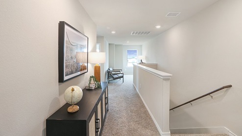 Welcome to Richland Crossing, vibrant new home community in North Richland Hills, Texas, designed for first-time buyers, downsizers, and those seeking a low-maintenance lifestyle without compromising on style, convenience, or connection. With six thoughtfully designed floor plans, these two-story homes range from 1,471+ sq. ft. and offer 3-4 bedrooms, 2.5 baths, and 2-car garages. Featuring open-concept layouts, large windows for natural light, and rear-entry garages, each home is built for comfort and modern living. Plus, smart home technology comes standard, giving you seamless control over lighting, temperature, and security. Located in the highly rated Birdville ISD, Richland Crossing boasts a low 2.2% tax rate and convenient access to State HWY 121 & 820, placing you just 15 minutes from DFW Airport. Whether you’re exploring local parks, dining at trendy restaurants, or commuting across the metroplex, this community offers the perfect balance of suburban charm and city convenience. Find a nest better than the rest at Richland Crossing. Our model home is coming soon, but we’re pre-selling now at Baker Landing’s model home, 7051 Cypress Point Drive.