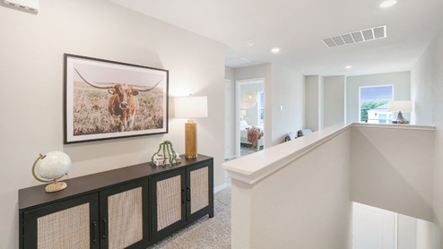 Welcome to Richland Crossing, vibrant new home community in North Richland Hills, Texas, designed for first-time buyers, downsizers, and those seeking a low-maintenance lifestyle without compromising on style, convenience, or connection. With six thoughtfully designed floor plans, these two-story homes range from 1,471+ sq. ft. and offer 3-4 bedrooms, 2.5 baths, and 2-car garages. Featuring open-concept layouts, large windows for natural light, and rear-entry garages, each home is built for comfort and modern living. Plus, smart home technology comes standard, giving you seamless control over lighting, temperature, and security. Located in the highly rated Birdville ISD, Richland Crossing boasts a low 2.2% tax rate and convenient access to State HWY 121 & 820, placing you just 15 minutes from DFW Airport. Whether you’re exploring local parks, dining at trendy restaurants, or commuting across the metroplex, this community offers the perfect balance of suburban charm and city convenience. Find a nest better than the rest at Richland Crossing. Our model home is coming soon, but we’re pre-selling now at Baker Landing’s model home, 7051 Cypress Point Drive.