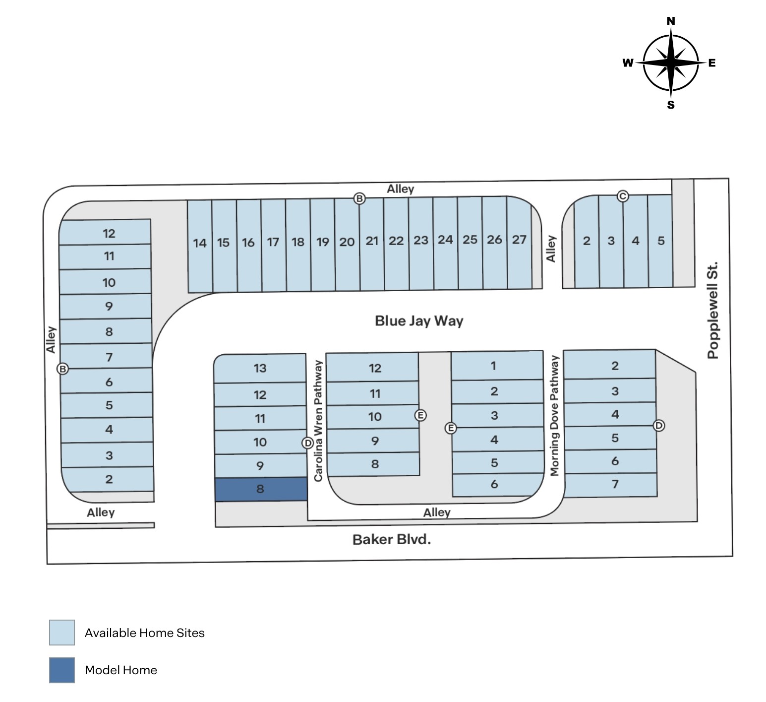 Static Lot Map
