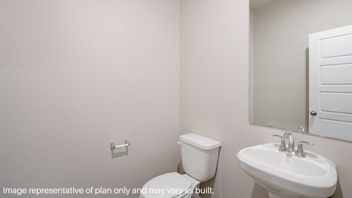 Resuming through the upstairs hallway, you will see the three secondary bedrooms and the secondary bathroom. Each of the three secondary bedrooms has carpeted flooring, a tall closet, and a large window. The secondary bathroom has vinyl floors, a double sink, and a tub/shower combo.