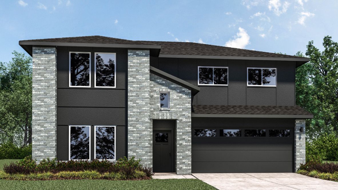 Welcome to the Perry floor plan, located in The Preserves at The Forum community in Grand Prairie! This two-story house includes four bedrooms, two-and-a-half bathrooms, a private study, an upstairs game room, and a two-car garage. This house spans 2,561 square feet and will be a lovely abode for you and your family!