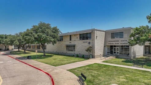 Richardson North Junior High School is a highly rated Richardson Independent School District public school. The school serves seventh and eighth grade students. The campus is located on North Floyd Road in Richardson.