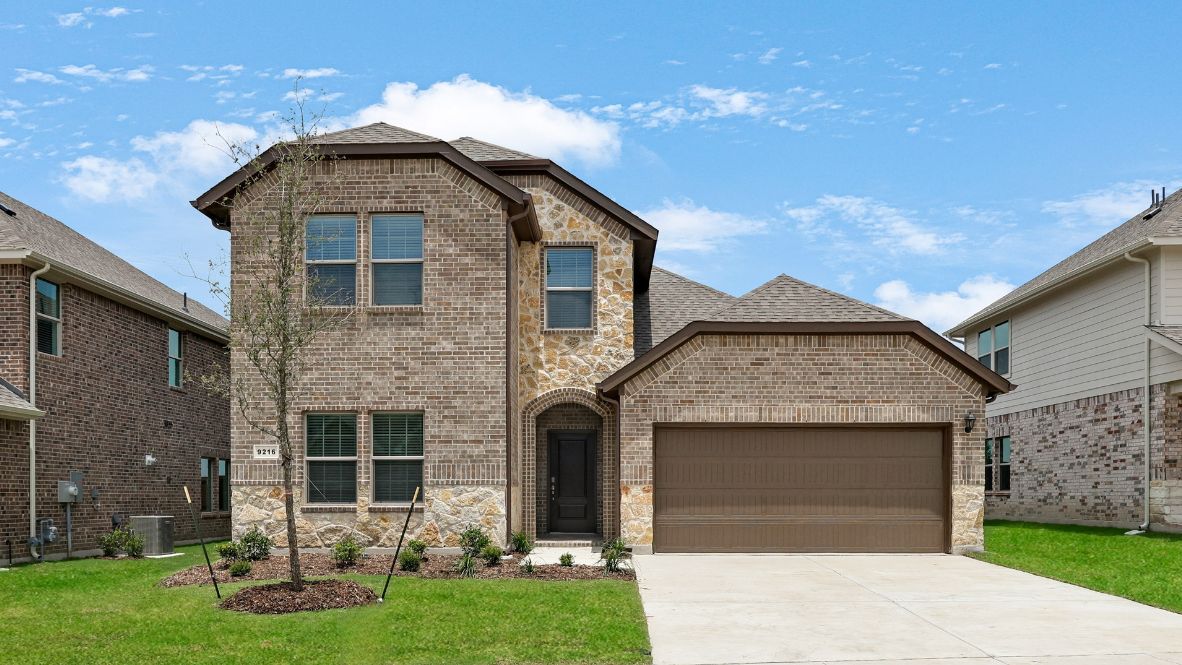 Find yourself at home in the Copaiba in our new phase of Augusta Square, located in Fort Worth Texas. When you step inside the Copaiba you're greeted by an open and inviting foyer, where natural light streams through the windows, setting a welcoming tone. To the left, a cozy secondary bedroom sits tucked away—perfect for guests or a quiet home office. Nearby, a full bathroom offers both convenience and privacy.  Continuing into the home, the heart of the living space unfolds. The kitchen immediately catches the eye with its modern layout, complete with sleek countertops, a spacious island, and a walk-in pantry ready to store all your essentials. A large breakfast / dining area perfect for hosting brunch, allowing the aroma of freshly brewed coffee to flow seamlessly into the family room.  The family room feels expansive and airy, perfect for cozy movie nights or entertaining friends. Just beyond, the covered patio is a peaceful retreat to unwind as the sun sets over the neighborhood.  The primary suite, nestled on the main floor, offers a quiet sanctuary. With its walk-in closet and a spa-like ensuite bathroom featuring a double vanity and walk-in shower, perfect to unwinding after a long day.  Heading upstairs, discover an open game room that feels full of possibilities—a space for the kids to play, a home gym, or even a second living area. Two additional bedrooms and a full bathroom complete the second floor, offering plenty of room for family or guests.  Every corner of this home is thoughtfully designed, from the ample storage space to the functional flow between rooms. The two-car garage, utility room, and extra storage areas make daily living a breeze.  See the Copaiba for yourself at Augusta Square today!