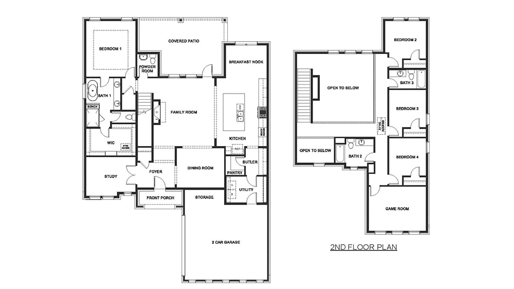 3049 Floor plan image with 3 car garage