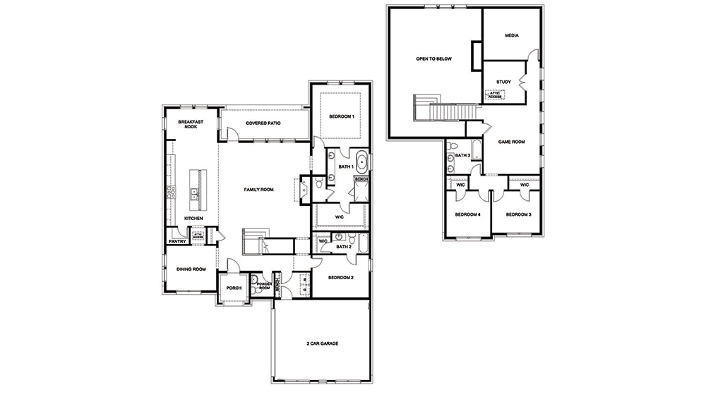3247 Floor plan image with 2 car garage