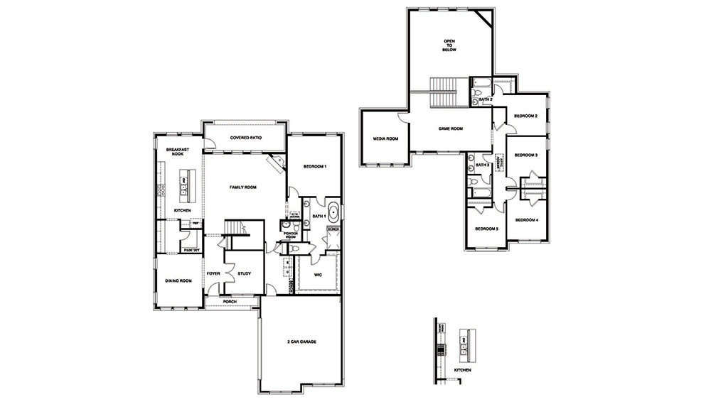 Don’t miss out on this captivating 5 bedroom, 3.5 bath, 3490 square foot brick and stone home in the exclusive neighborhood of Northside Place. Every detail of this home has been thoughtfully designed to enhance a family’s lifestyle and routine.  Upon entering the modern front door, one enters a large foyer with a 10 ft. ceiling, The foyer is flanked on one side by a private study and on the other side by a large formal Dining Room. Beyond the functional entryway, the home opens up to a luminous open-concept of Family Room with a cozy fireplace and gourmet Kitchen. The generous-sized covered patio is located just off of kitchen and is perfect for entertaining. The owners retreat is exceptional. Master bedroom size is large enough to accommodate most any bedroom furniture. Primary bathroom has a free standing tub, 42”x 60”shower w/seat and frameless glass enclosure, and an oversized walk-in closet.   The second level of the home features 4 bedrooms and 2 bathrooms as well as a Game Room and a Media Room…plenty of space and entertainment areas for children and/or guests.
