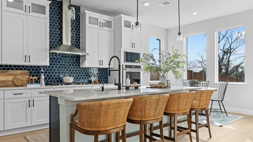 Welcome to Northside Place, a new home community in Carrollton, Texas. Northside Place, the exceptional new home community in Carrollton, is in the heart of the Dallas/Fort Worth Metroplex. Northside Place features D.R. Horton’s upscale Emerald Series of luxury homes. This highly in-demand community of 24 exclusive homesites offers a diverse selection of floorplans ranging from 2873 to 3490 square feet. Each home is meticulously crafted with exquisite details, featuring beautiful interior and exterior finishes. Old downtown Carrollton is located nearby. Over the last few years this area has become an extremely popular gathering place for shopping, dining, and entertainment activities. The eclectic charm and warmth of the downtown Historic District is undeniable. The area boasts over 35 award-winning public and private schools. Great health care providers for the entire family are just minutes away from Northside Place. Parks, recreation centers, and hike and bike trails are also abundant and conveniently located to the neighborhood. Great access to all major highways is another advantage of living in Northside Place. All are only minutes away. DART’s Silver Line is located nearby…this public transportation provides easy access to downtown Dallas.