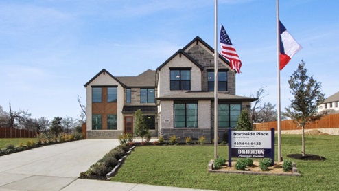 Welcome to Northside Place, a new home community in Carrollton, Texas. Northside Place, the exceptional new home community in Carrollton, is in the heart of the Dallas/Fort Worth Metroplex. Northside Place features D.R. Horton’s upscale Emerald Series of luxury homes. This highly in-demand community of 24 exclusive homesites offers a diverse selection of floorplans ranging from 2873 to 3490 square feet. Each home is meticulously crafted with exquisite details, featuring beautiful interior and exterior finishes. Old downtown Carrollton is located nearby. Over the last few years this area has become an extremely popular gathering place for shopping, dining, and entertainment activities. The eclectic charm and warmth of the downtown Historic District is undeniable. The area boasts over 35 award-winning public and private schools. Great health care providers for the entire family are just minutes away from Northside Place. Parks, recreation centers, and hike and bike trails are also abundant and conveniently located to the neighborhood. Great access to all major highways is another advantage of living in Northside Place. All are only minutes away. DART’s Silver Line is located nearby…this public transportation provides easy access to downtown Dallas.