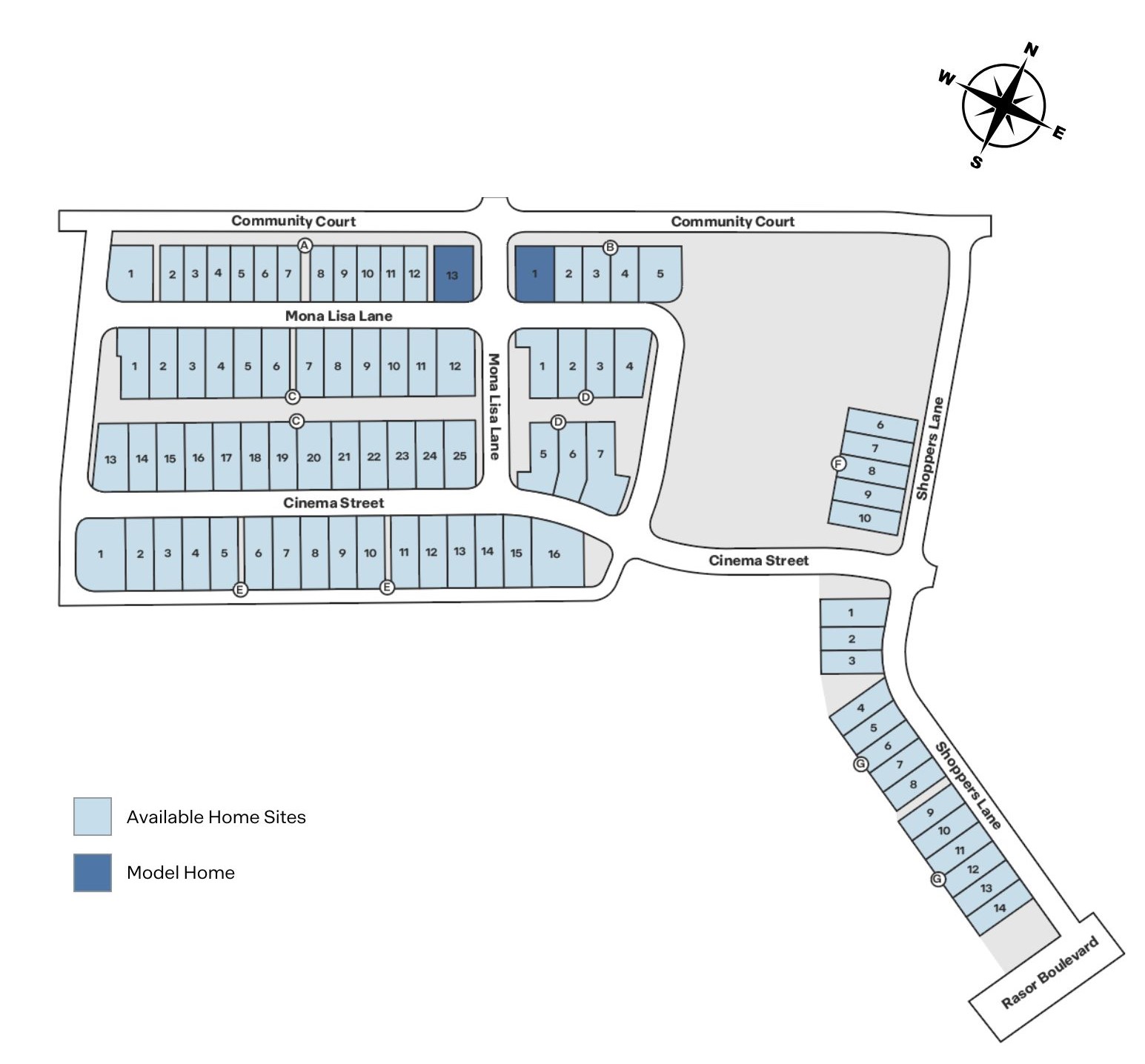 Static Lot Map