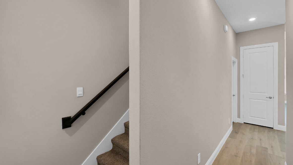 Spacious Hallway with coat closet