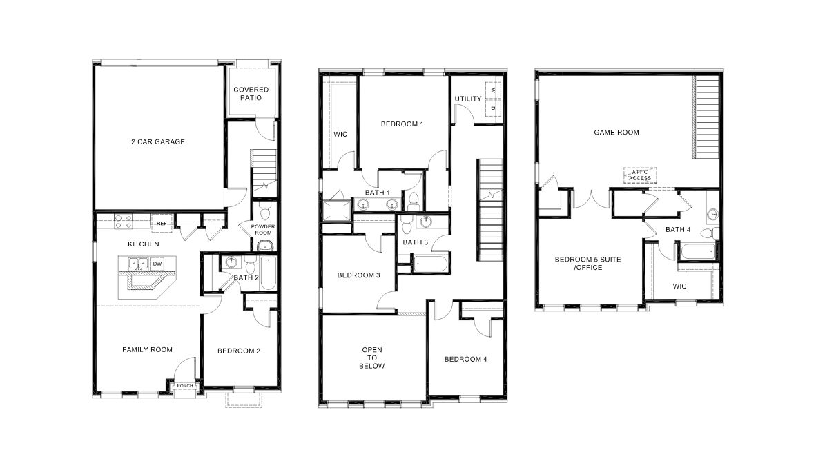 Modern brick 3 story in The Avenue, Allen Texas
