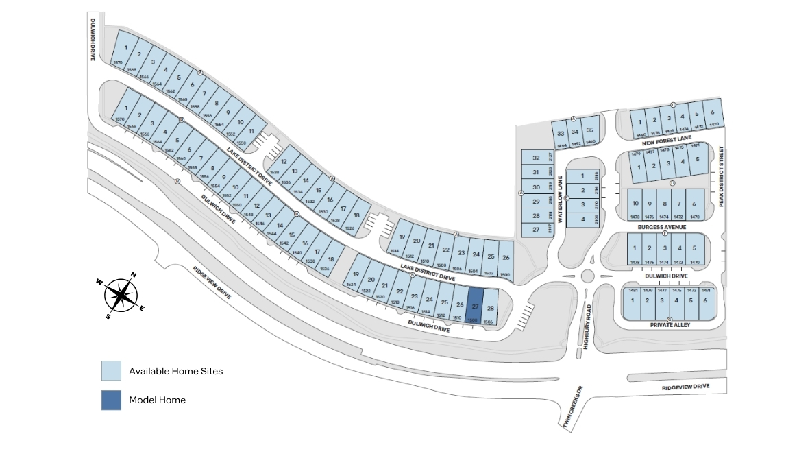 Static Lot Map
