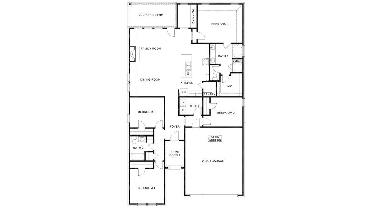 open concept floorplan
