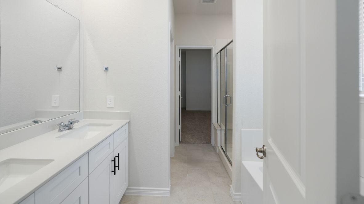 Bathroom 1 with double vanity