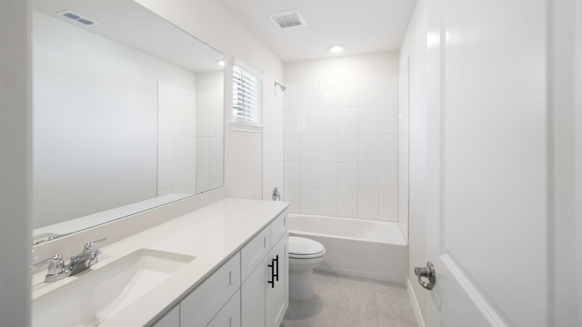 Secondary bathroom