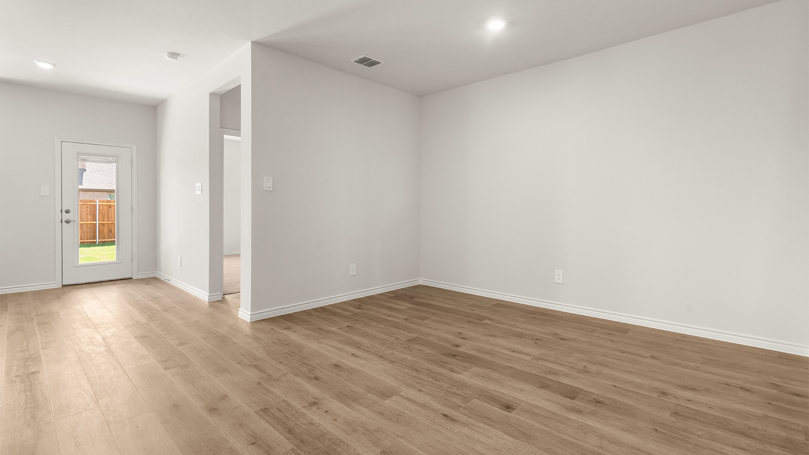 living room facing the outside