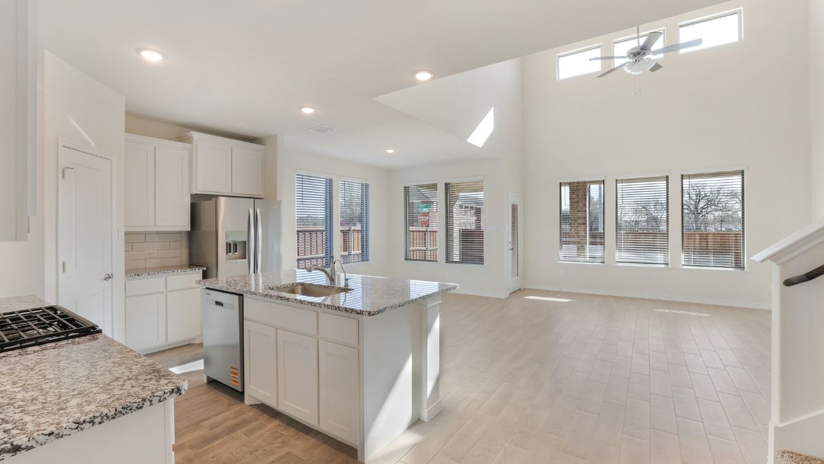 Spacious and open-concept kitchen