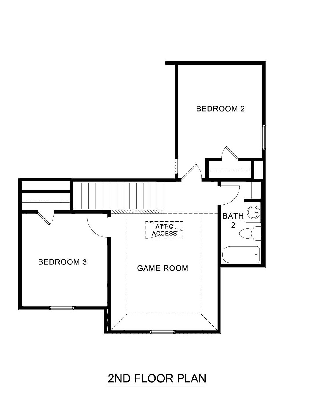 Florence 2nd story floorplan image