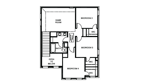 X30 R 2nd story floorplan image