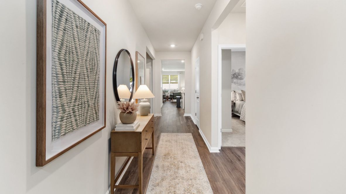 Spacious dining area