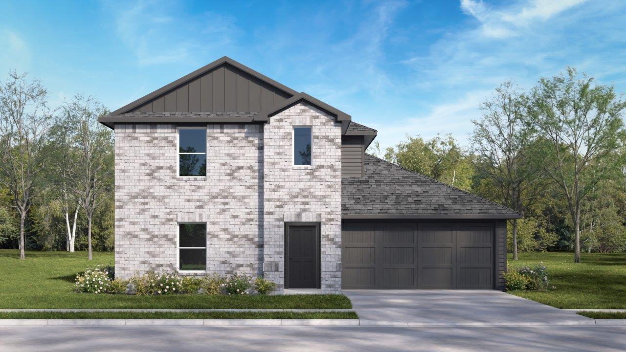 This home — photograph published by the builder