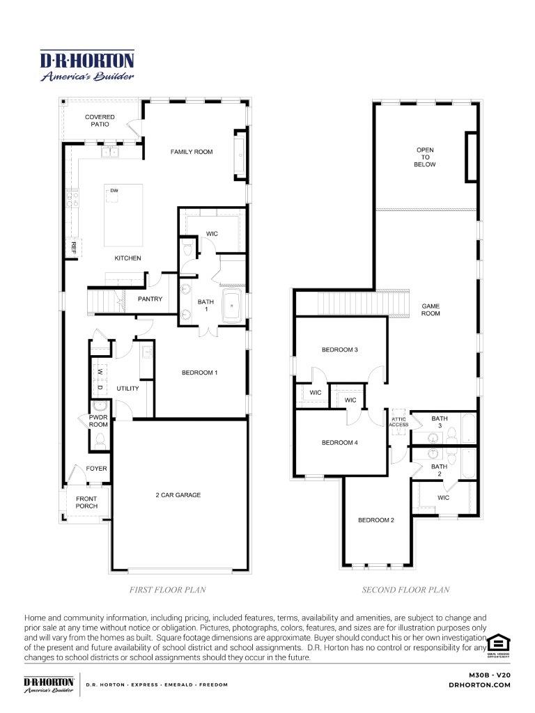Two-story Floor Plan