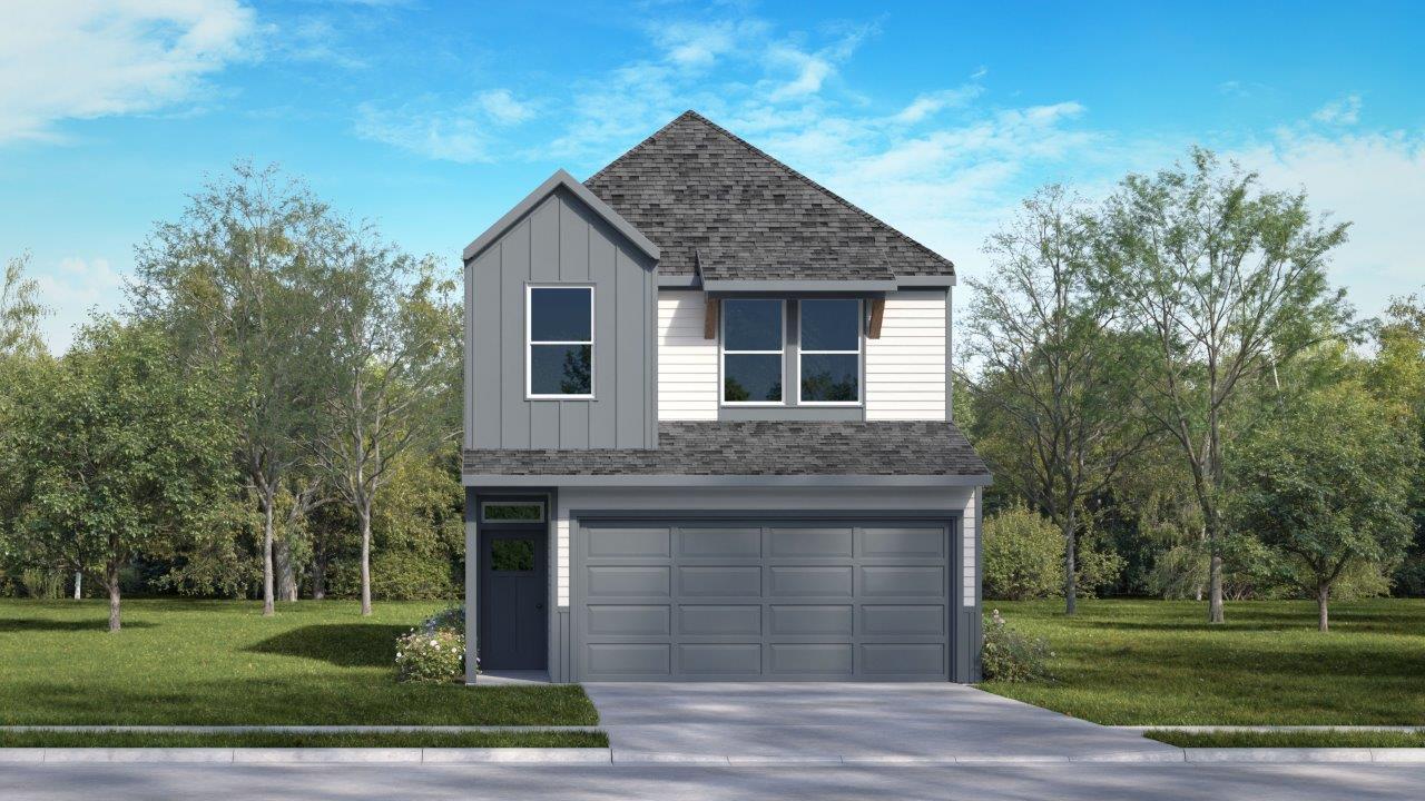 Exterior two-story home