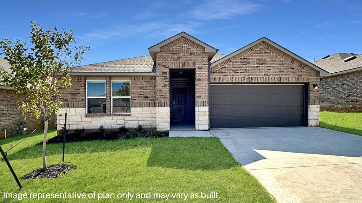 Floor Plan in Cross Timbers at Northwest Passage TULSA, OK D.R. Horton