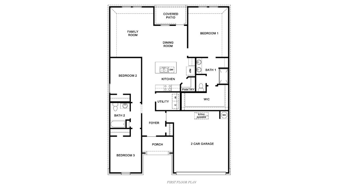 Welcome to the Denton floor plan, where modern charm meets cozy elegance in the heart of The Brook Chase Community, nestled in scenic Broken Arrow, Oklahoma. This one-story haven offers 3 bedrooms, 2 baths, and a generous 1575 square feet of living space, perfect for those seeking a warm and inviting retreat.  From the outside, admire the traditional brick or brick and rock exterior, exuding timeless allure and modern curb appeal. Step inside to discover an open concept layout that effortlessly combines style and functionality. The kitchen features painted white shaker-style cabinets, granite countertops, and stainless steel appliances, creating a welcoming atmosphere that overlooks the dining area and living room, ideal for gatherings and entertaining.  As you explore further, you'll find comfort in every corner. Sink your feet into plush carpeting in the bedrooms, while the main living areas and halls boast durable luxury vinyl wood flooring, adding a touch of rustic charm to your everyday life. Indulge in the luxury of the primary suite, complete with a dual vanity, huge walk-in closet, separate water closet, and a large walk-in shower, ensuring your comfort and convenience.  Experience the convenience of smart home features included in every Denton floor plan. Schedule a tour today and discover your perfect blend of modern luxury and cozy warmth at The Brook Chase Community in Broken Arrow, Oklahoma.