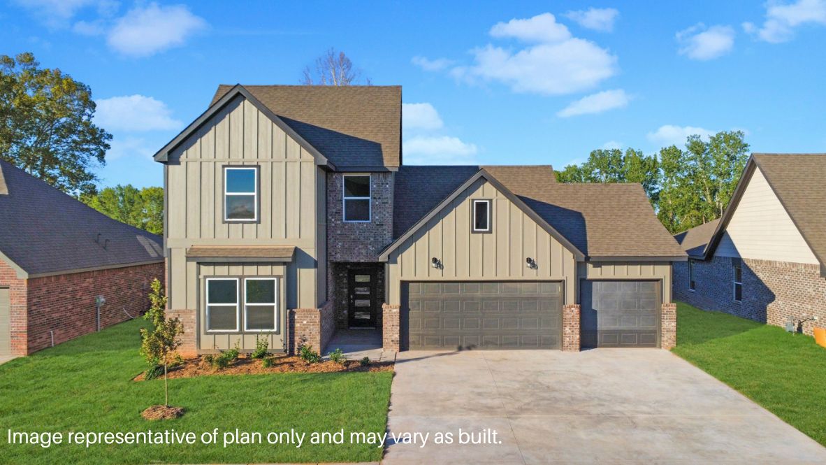 Floor Plan in Conrad Village Bixby, OK D.R. Horton