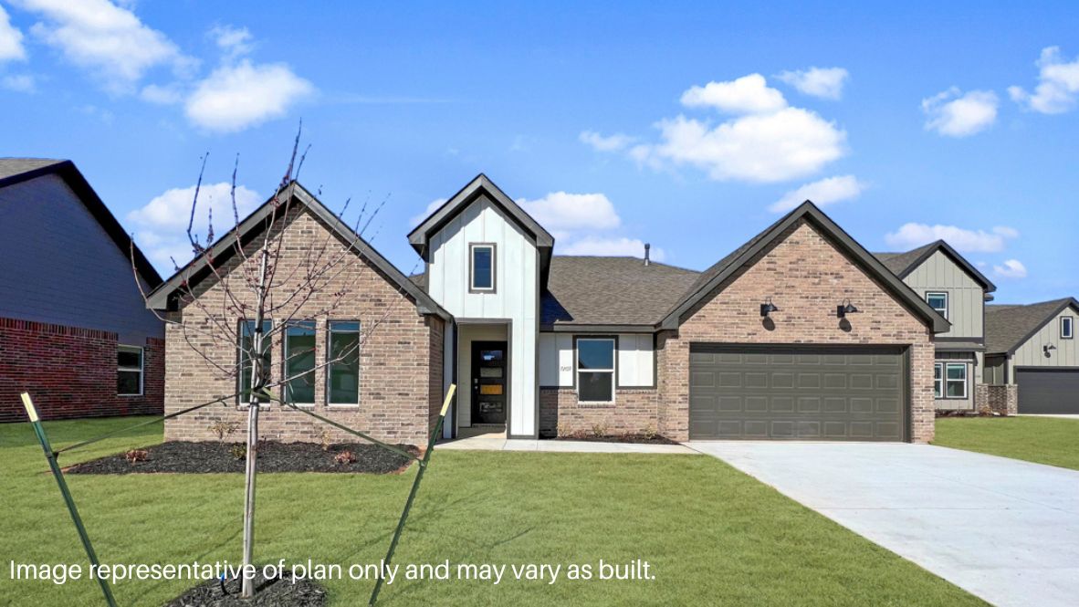 Floor Plan in Conrad Village Bixby, OK D.R. Horton