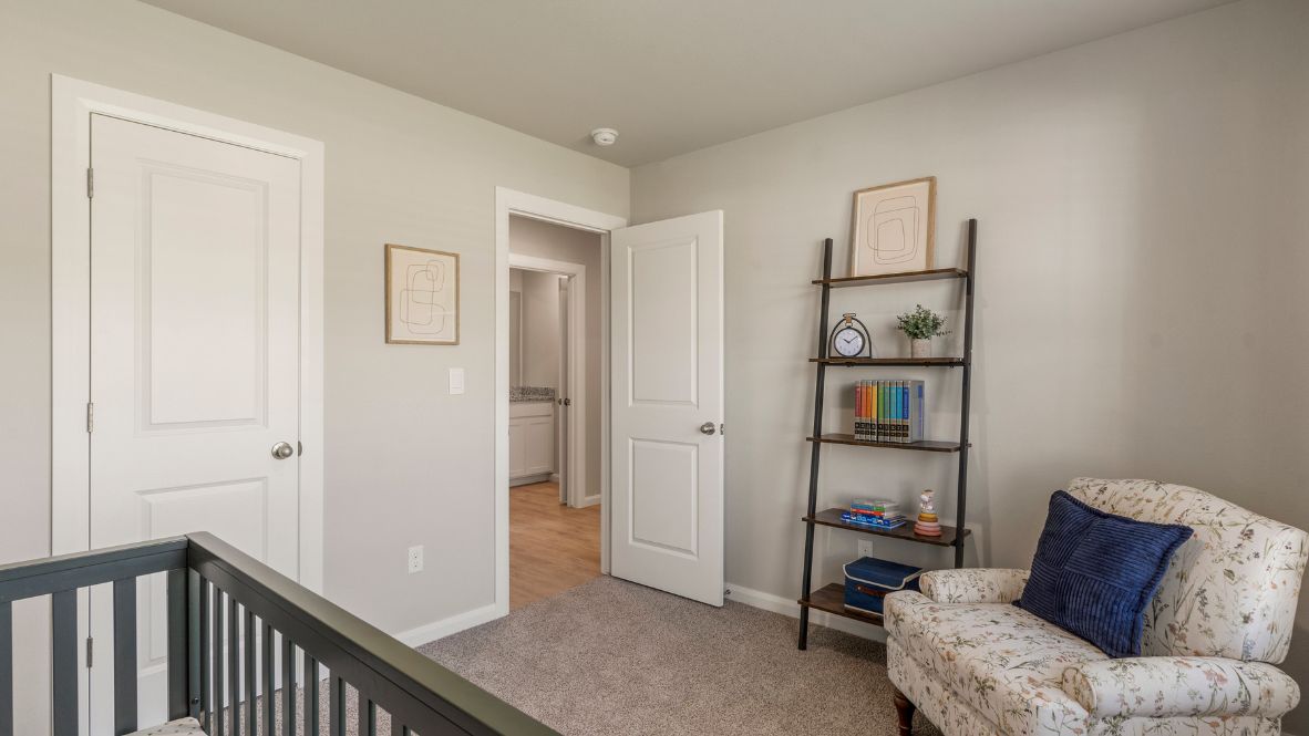 Welcome to Hawks Landing, where the Dean floor plan sets the standard for luxury and comfort in our prestigious new home community. From its grand brick and rock exterior to its professionally landscaped yard adorned with a mature tree in the front, this home boasts curb appeal that leaves a lasting impression.  Step inside to discover an inviting haven adorned with grand ceilings and an abundance of natural light that fills the space. The gourmet kitchen is a chef's dream, featuring white painted shaker style cabinets, granite countertops, and a generously-sized island perfect for hosting holiday gatherings or casual meals with loved ones. Indulge in luxury with luxury vinyl wood-look flooring throughout, offering both durability and timeless appeal. Retreat to the spa-like bathrooms, featuring a lavish walk-in shower with a full glass enclosure and 12x24 timeless marble tile surrounds in all showers.  Enjoy outdoor living to the fullest with a covered patio perfect for relaxing and entertaining. Plus, experience the convenience of smart home features and the sustainability of energy-efficient systems, ensuring your home is both technologically advanced and environmentally friendly.  Don't miss the opportunity to make the Dean floor plan your own. Contact us today and embark on the journey to your dream home in Hawks Landing.