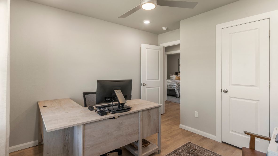 Welcome to Hawks Landing, where the Dean floor plan sets the standard for luxury and comfort in our prestigious new home community. From its grand brick and rock exterior to its professionally landscaped yard adorned with a mature tree in the front, this home boasts curb appeal that leaves a lasting impression.  Step inside to discover an inviting haven adorned with grand ceilings and an abundance of natural light that fills the space. The gourmet kitchen is a chef's dream, featuring white painted shaker style cabinets, granite countertops, and a generously-sized island perfect for hosting holiday gatherings or casual meals with loved ones. Indulge in luxury with luxury vinyl wood-look flooring throughout, offering both durability and timeless appeal. Retreat to the spa-like bathrooms, featuring a lavish walk-in shower with a full glass enclosure and 12x24 timeless marble tile surrounds in all showers.  Enjoy outdoor living to the fullest with a covered patio perfect for relaxing and entertaining. Plus, experience the convenience of smart home features and the sustainability of energy-efficient systems, ensuring your home is both technologically advanced and environmentally friendly.  Don't miss the opportunity to make the Dean floor plan your own. Contact us today and embark on the journey to your dream home in Hawks Landing.