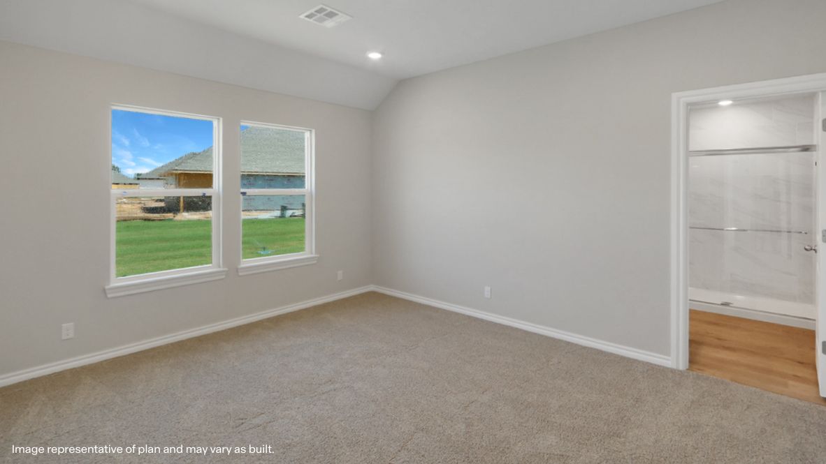 Primary bedroom designed with privacy and comfort in mind, flowing into our spa-inspired ensuite and walk-in closet