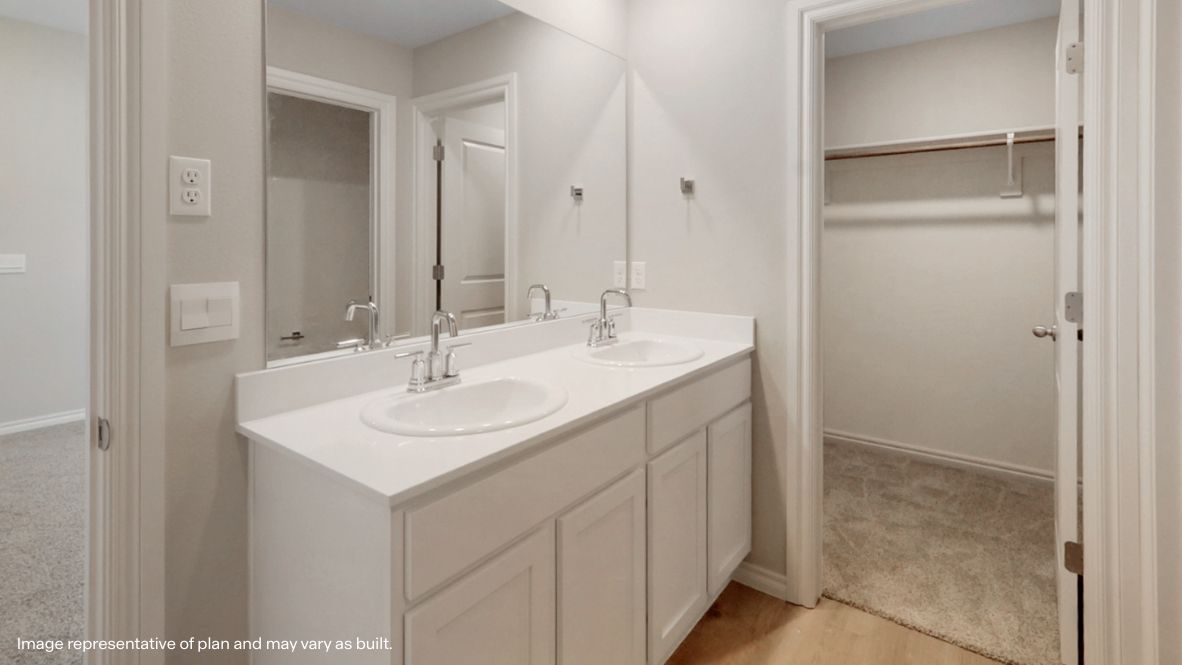 Owner’s ensuite with walk-in shower and direct access to the walk-in closet