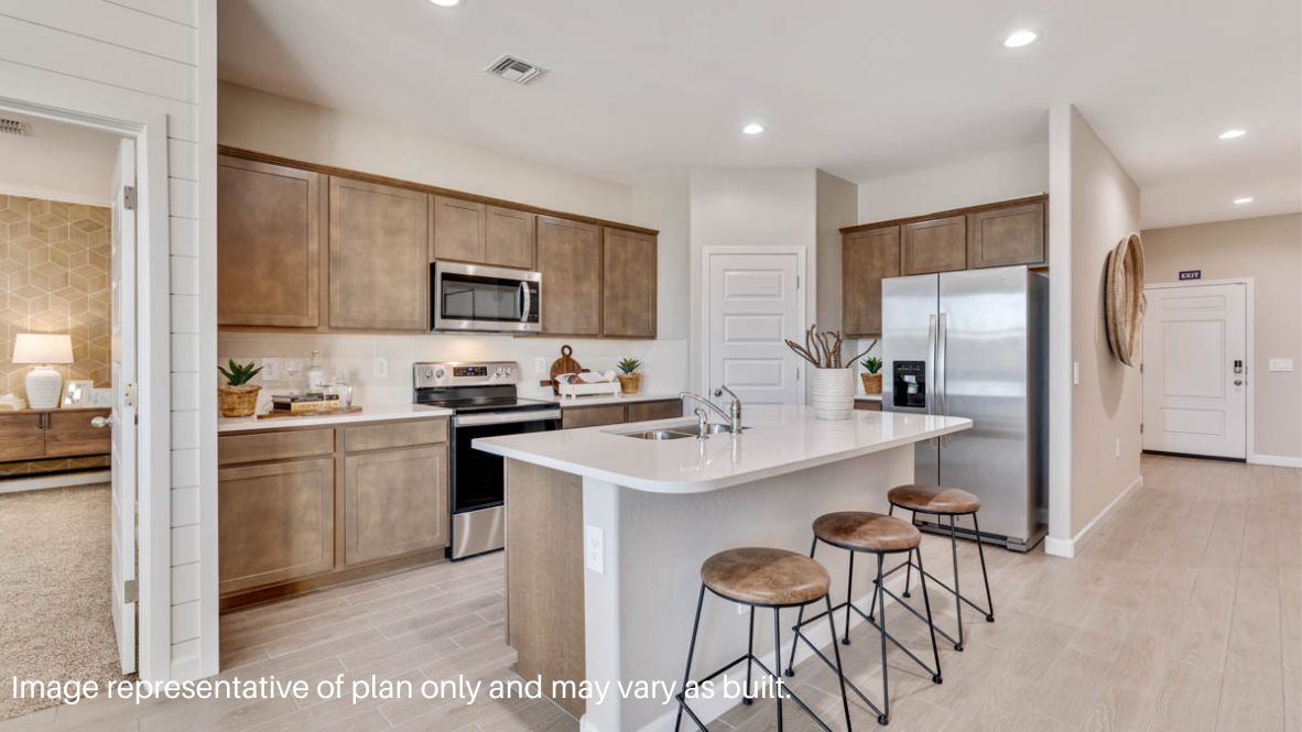 Welcome to Haikey Creek Estates, where luxury living meets natural beauty in our exquisite Huntsville floor plan. This stately home greets you with a grand brick and rock exterior, showcasing professional landscaping and a majestic tree adorning the front yard.  Step inside to discover an oasis of elegance and modernity, featuring a grand entry that create an atmosphere of spaciousness and grandeur. The gourmet kitchen boasts painted shaker-style cabinets, granite countertops, stainless steel appliances, all complemented by a single basin stainless steel kitchen sink.  Indulge in luxury with luxury vinyl wood flooring throughout, offering both beauty and durability. The Huntsville floor plan elevates your daily routine with a lavish walk-in shower adorned with a full glass enclosure and 12x24 tile surround.  Experience the convenience of smart home features and the sustainability of energy-saving amenities, ensuring your home is both cutting-edge and environmentally friendly. Don't miss the opportunity to make the Huntsville floor plan your own. Contact us today and embark on the journey to your dream home in Haikey Creek.