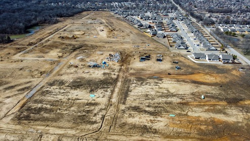 Exterior of the whole community from the sky
