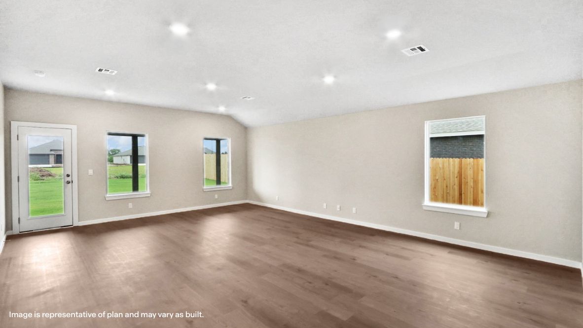 Kitchen island with sink, prep zones, and full new appliance suite included Rowan Grove