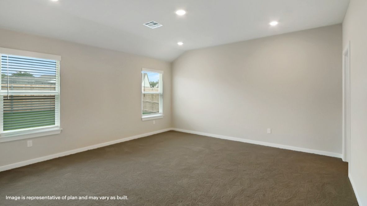 Primary bedroom designed with privacy and comfort in mind, flowing into our spa-inspired ensuite and walk-in closet