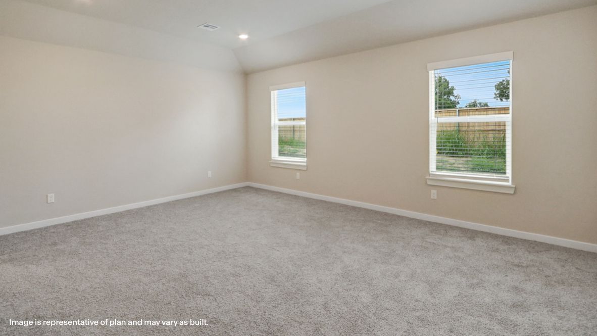 Primary bedroom designed with privacy and comfort and style into spa-inspired ensuite and walk-in closet