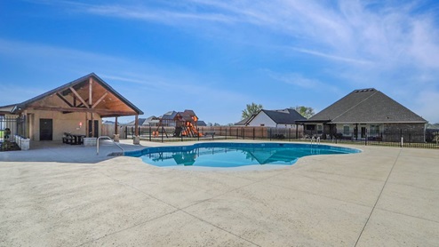 Exterior of community pool