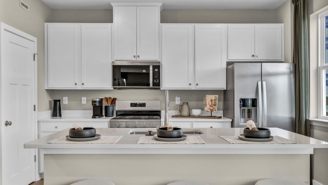 Spacious kitchen with pantry