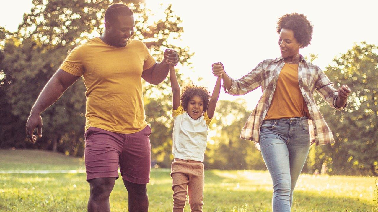 Family in New Single Family Homes